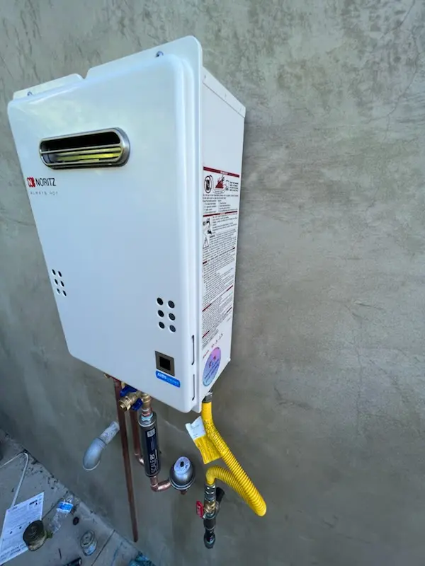 Tankless water heater installation for Golden Hills homes